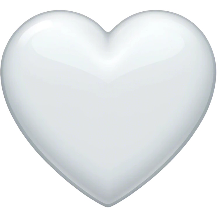 white heart emoji