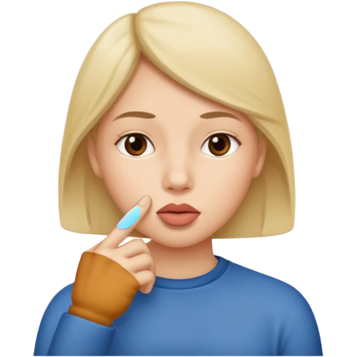 😱😡👿Kuchh Aisa Hi image Rahe Jo Apne Munh per ungali Rakhe Hue silent Rahe Uske Jaisa bahut image bnao emoji