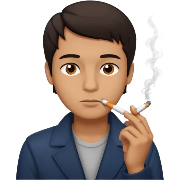 Man smoking emoji