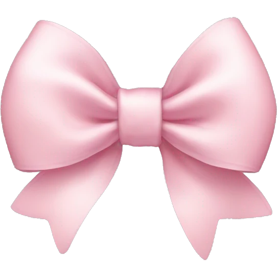 Light pink bow  emoji