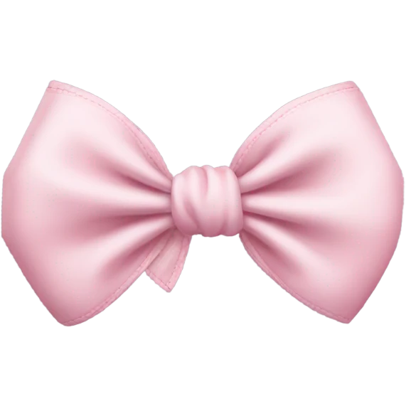 Baby pink bow emoji
