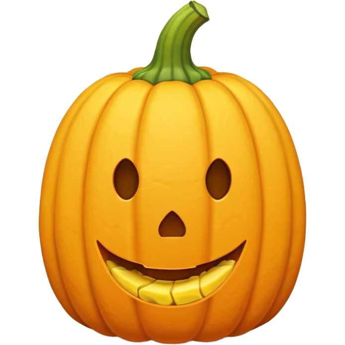 pumpkin plushie with banana peel on top emoji