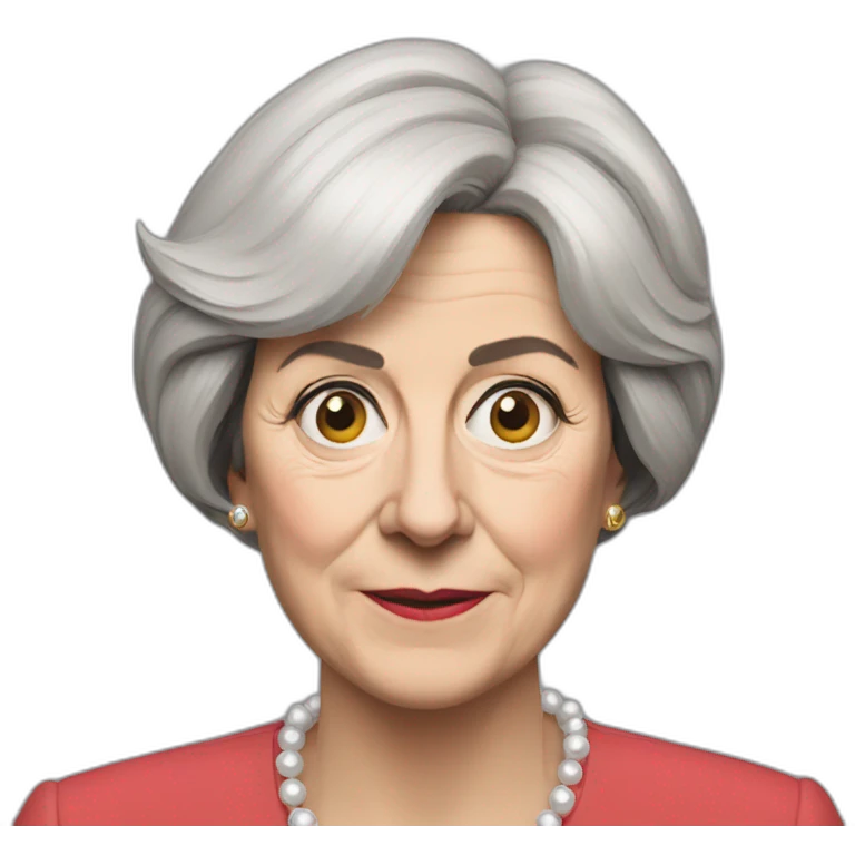 Theresa May BIG emoji