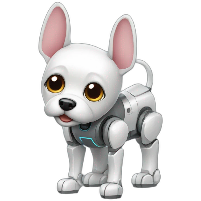 robotic animatronic tiny dog emoji