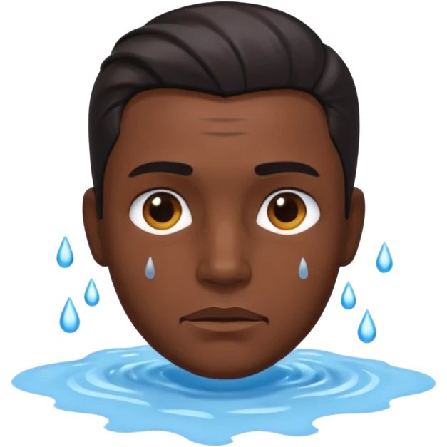 Man soaking wet emoji