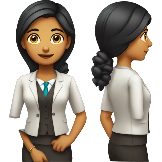 Indian girl lawyer emoji