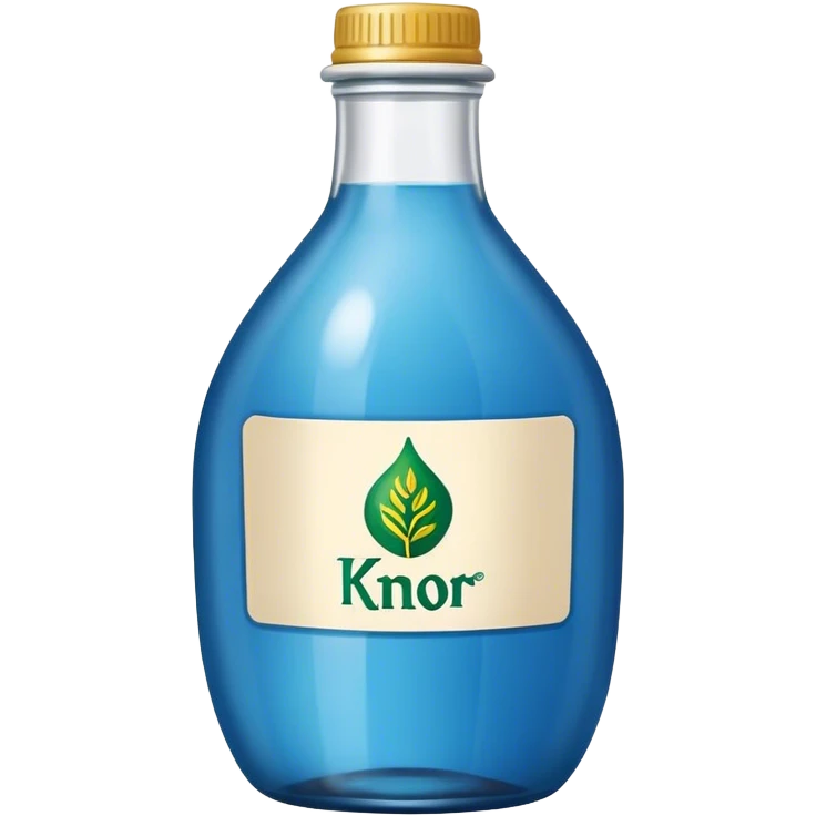 Knorr blue bottle emoji