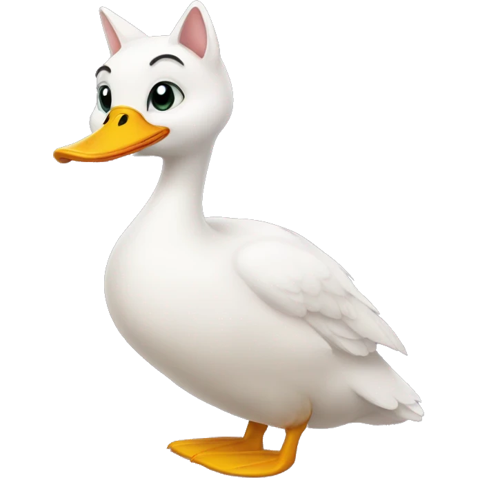 Cat duck emoji