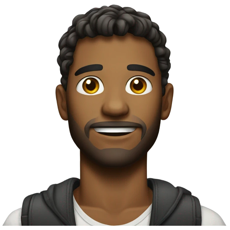 An attractive guy emoji