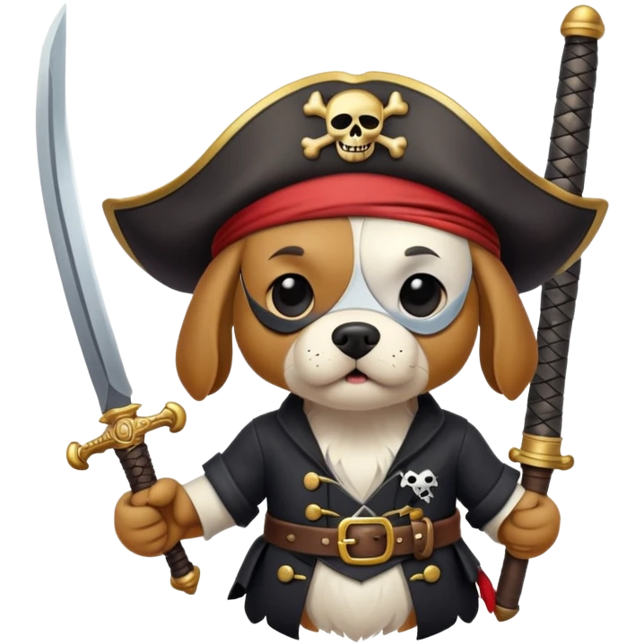 pirate dog  emoji