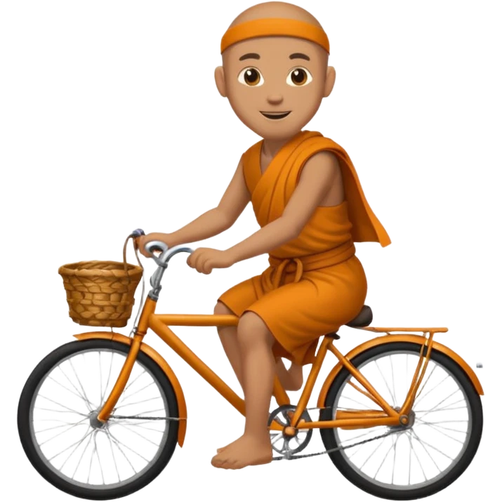monk on bike emoji
