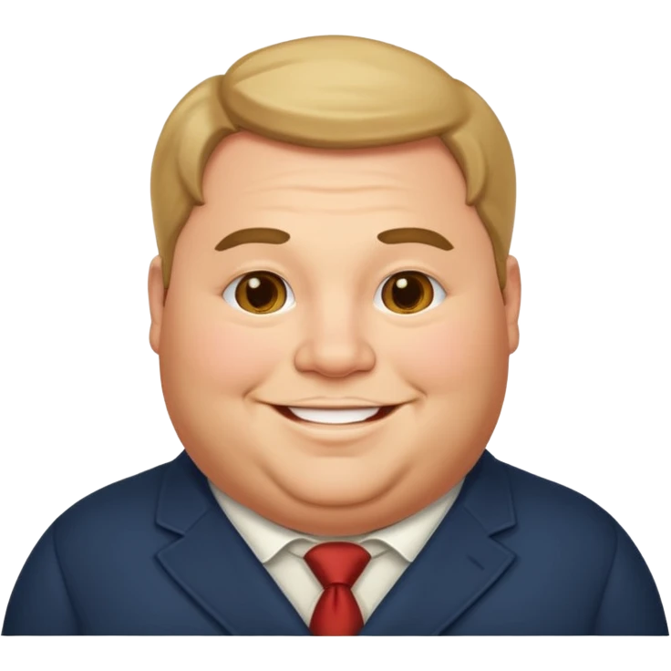 fat handsome rich man emoji
