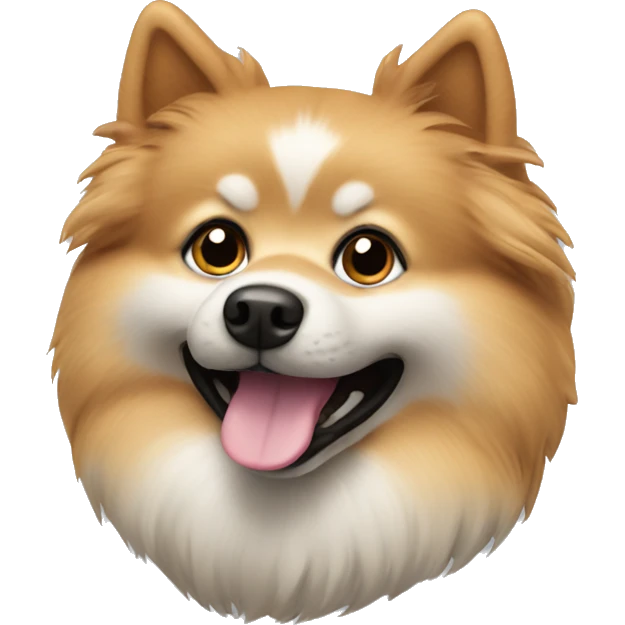 Spitz dog emoji