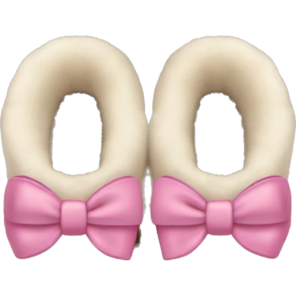Ugg bow slippers emoji