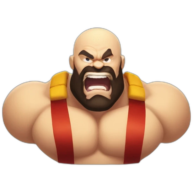 Zangief laught salute emoji