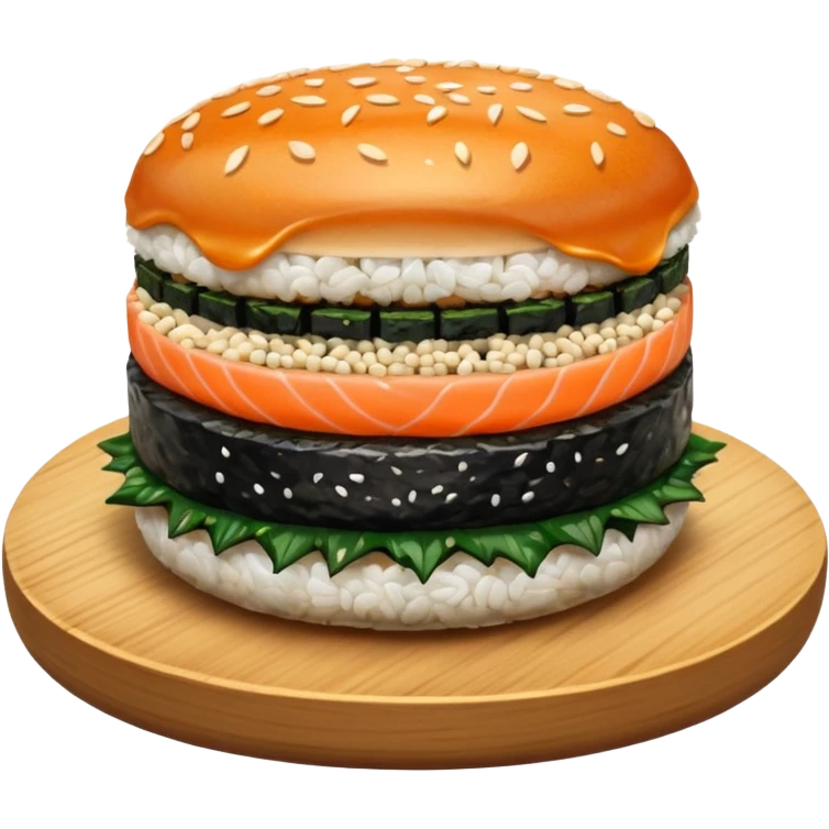 sushi burger emoji