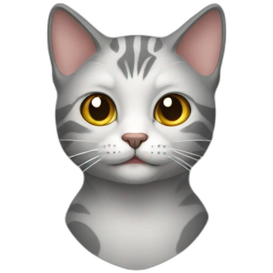 cat showing rizz emoji
