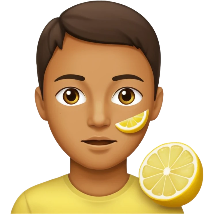 I show speed lemon face emoji