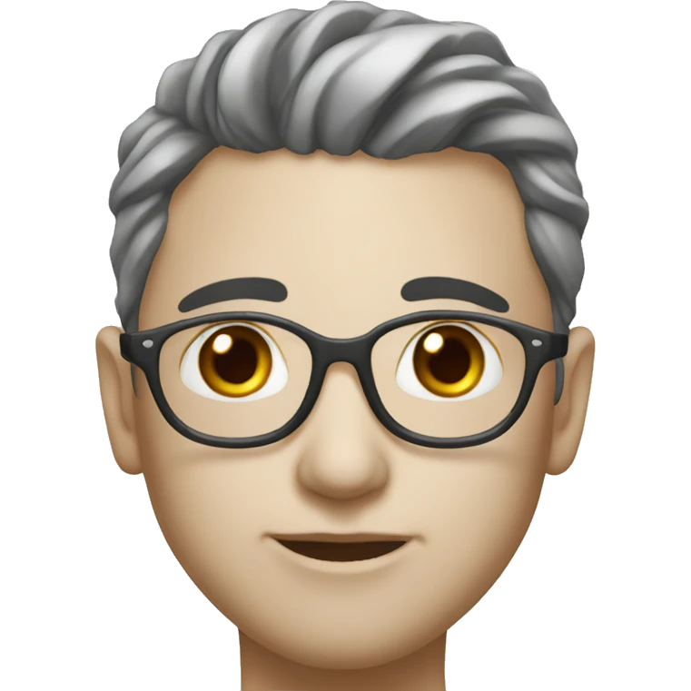 Portrait blanc  emoji