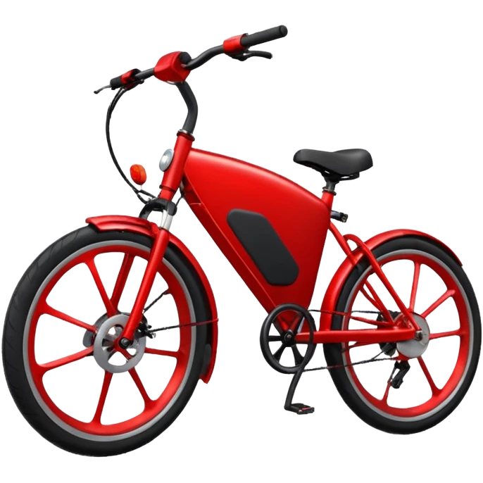 red electric bicycle emoji