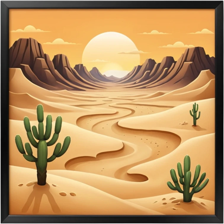Hot Desert emoji