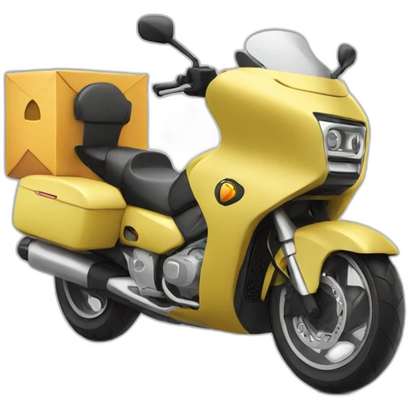 Moto delivery apple style emoji