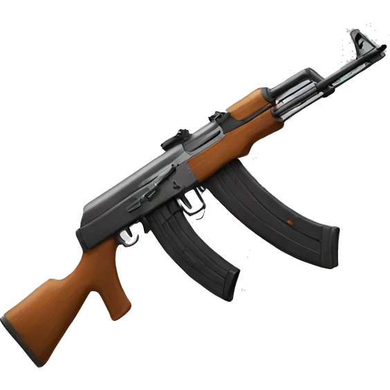 ak47 with arrow and bow emoji