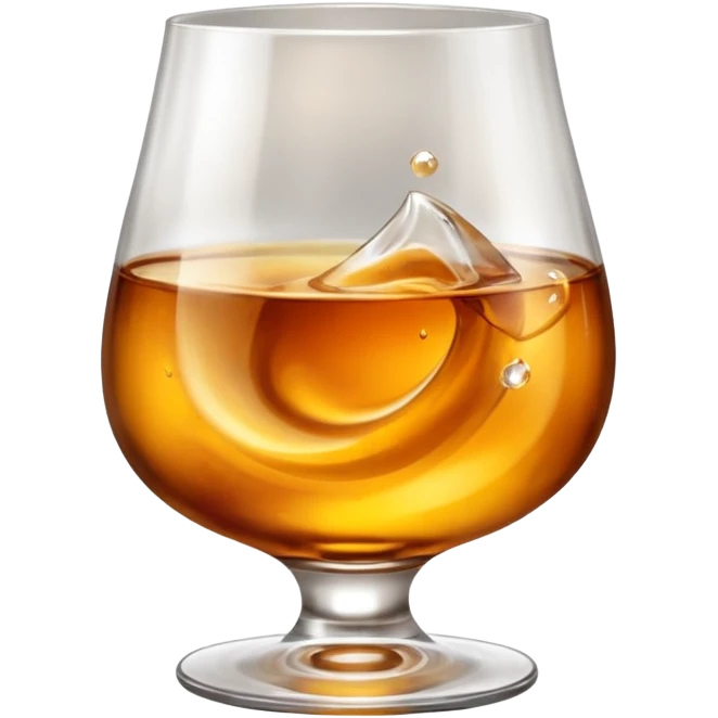 Whisky glass emoji