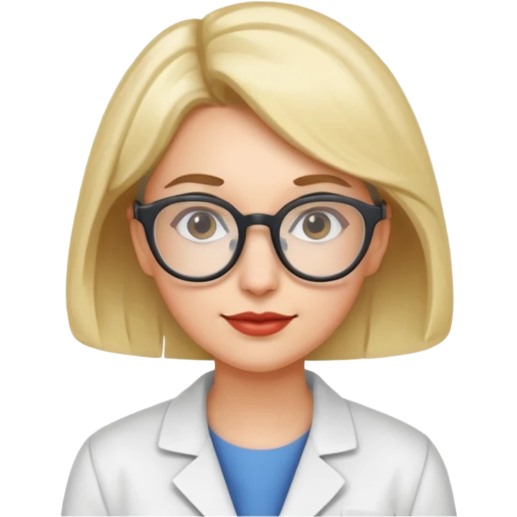 Quirky, cool, independent, and a bit aloof. weird scientist woman like froma backto the future emoji