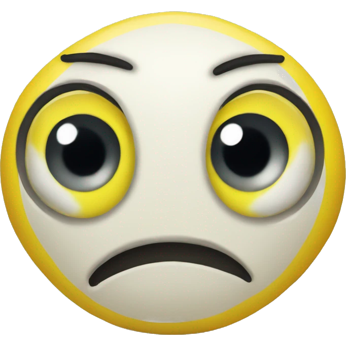 Lemon with realistic eye emoji