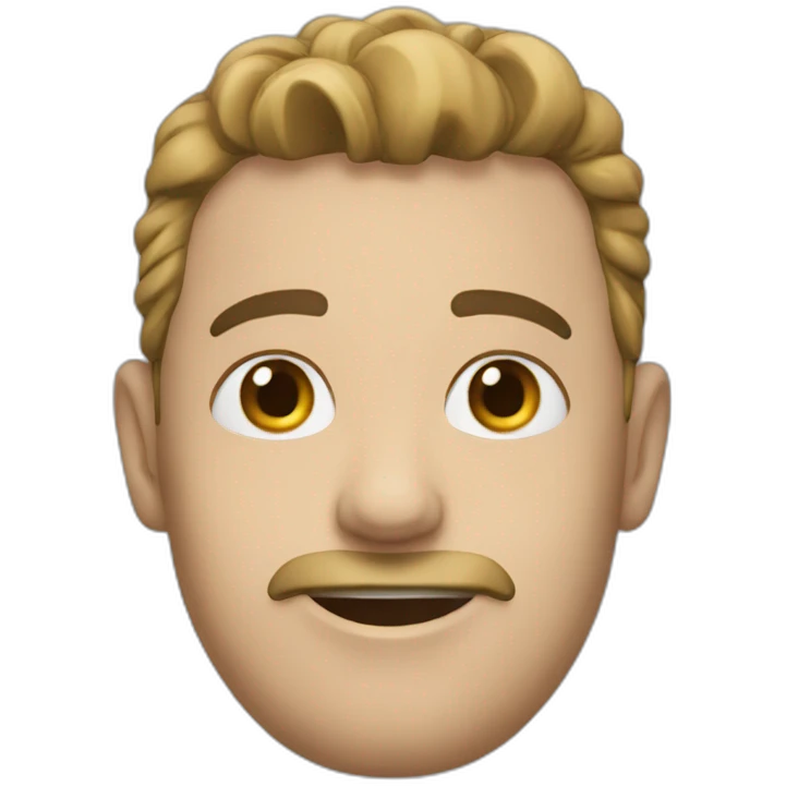 رجل يضع وشم emoji
