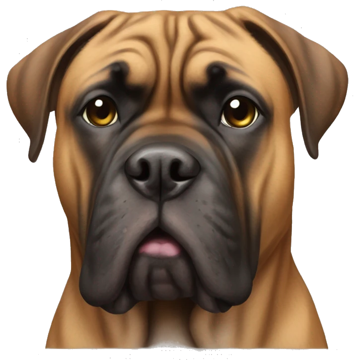 bullmastiff brindle  emoji