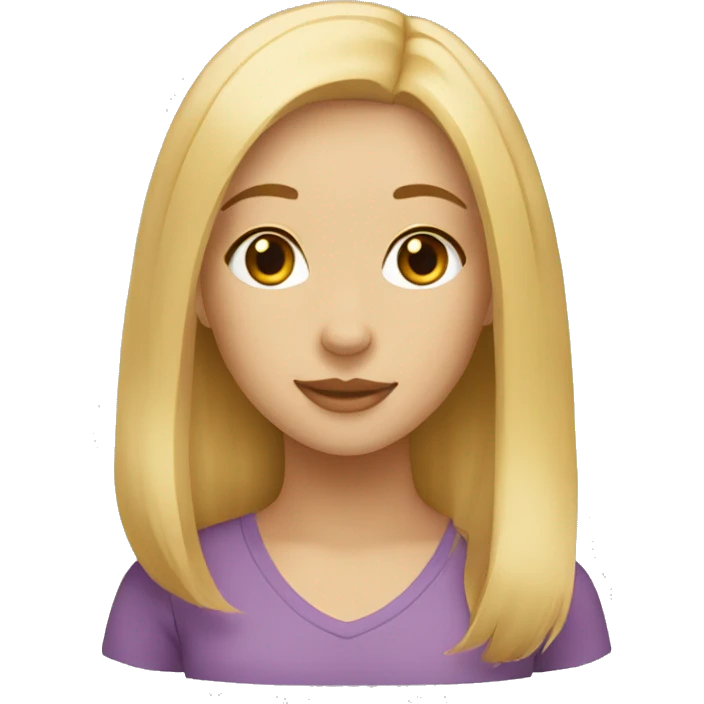 Blonde girl with a golden Labrador  emoji