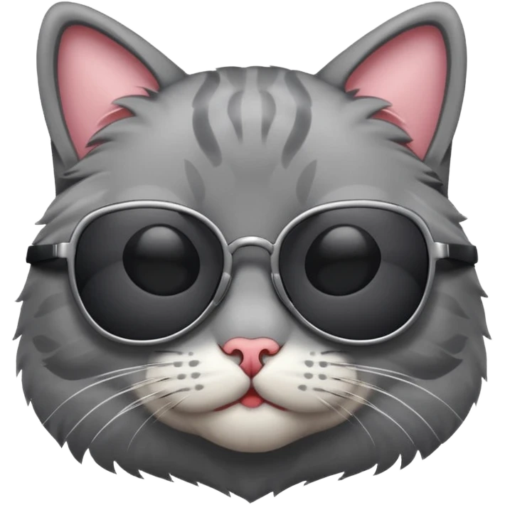 Cat wearing sunglasses emoji