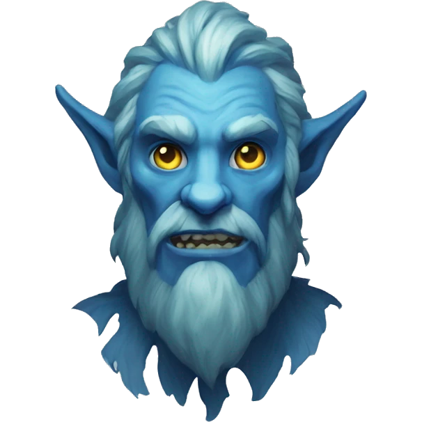 Spectral giant firbolg blue emoji