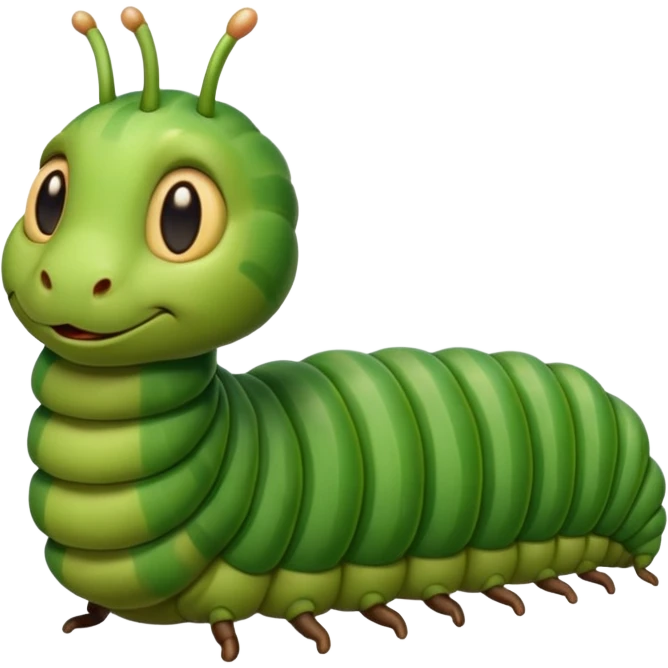 praying caterpillar emoji