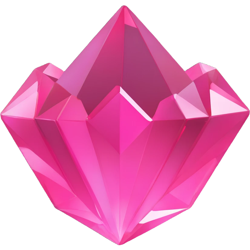 pink crystal emoji