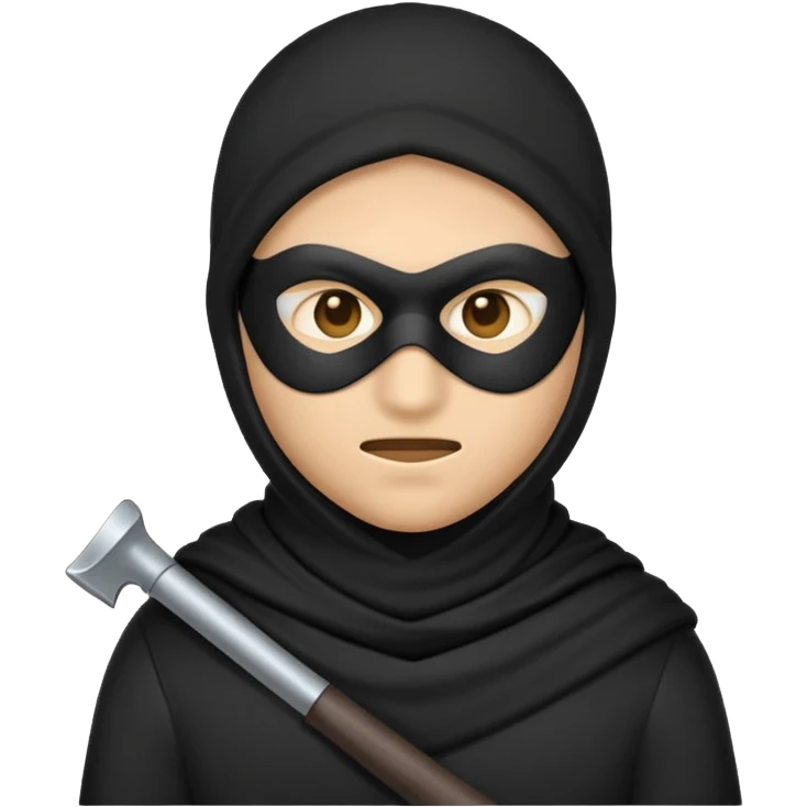 создай эмодзи грабителя emoji