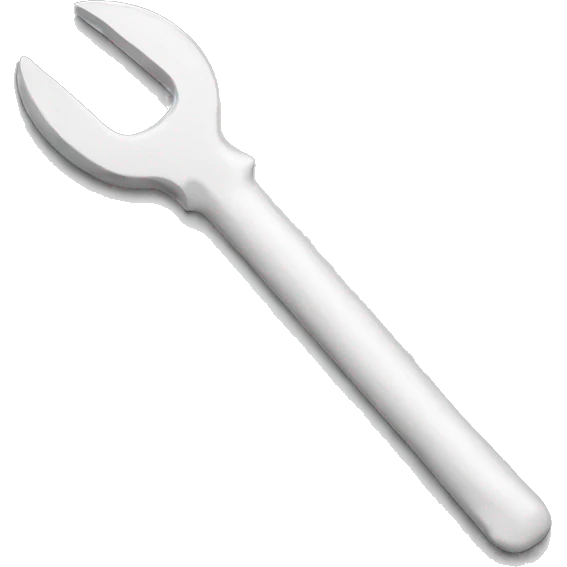 white tool emoji