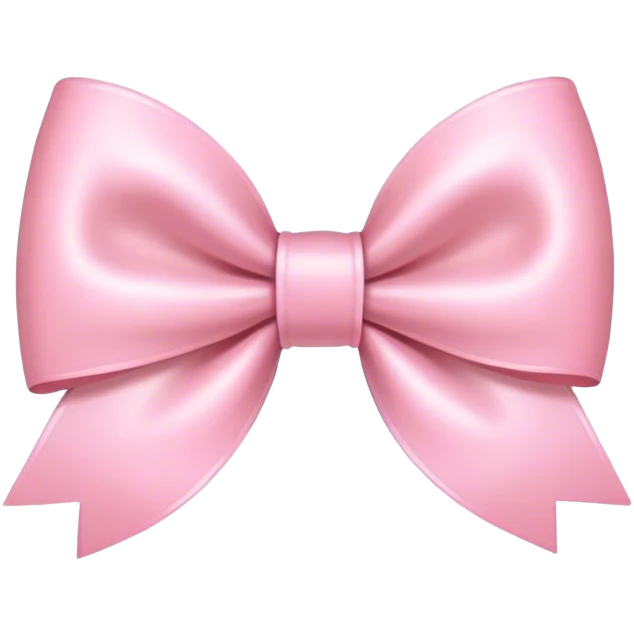 Light pink bow emoji