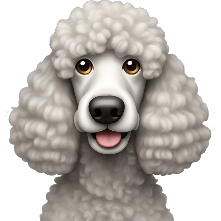 Standard poodle emoji