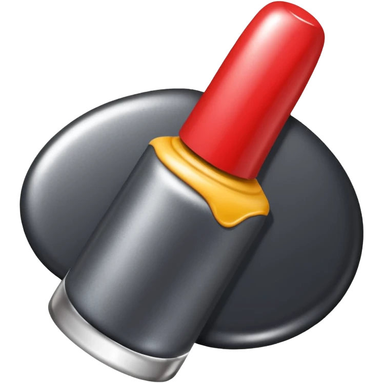 Dark grey metallic rococo style nail polish    emoji