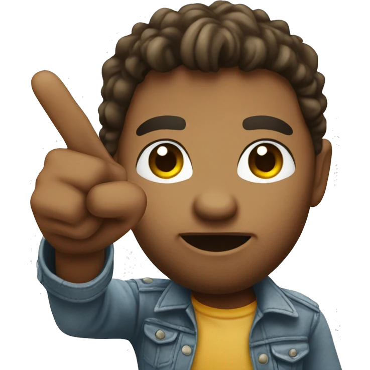 Pointing at you  emoji