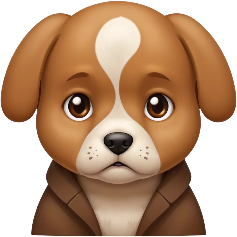 Sad puppy emoji
