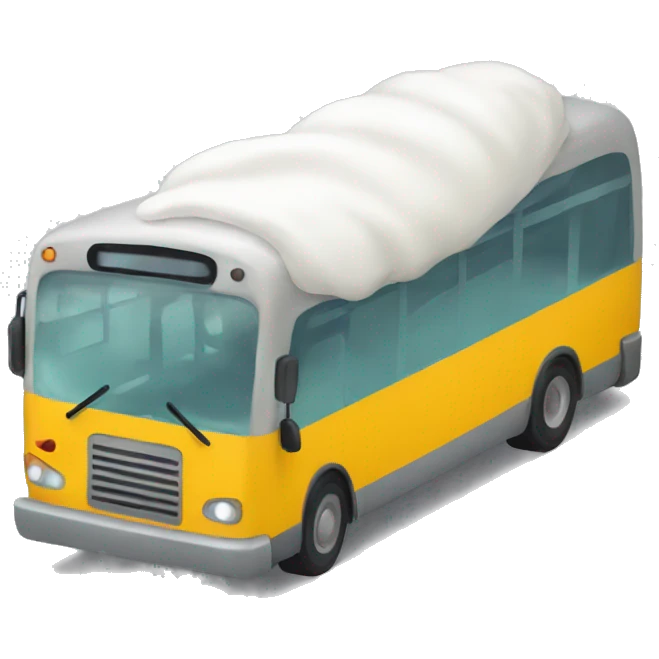 Sleeping bus emoji