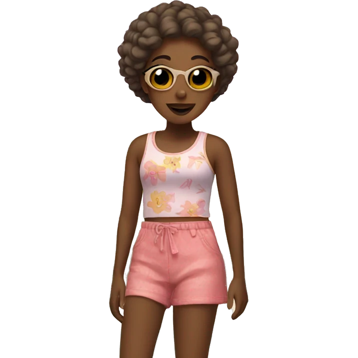 Summer girl emoji