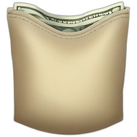 empty pockets emoji