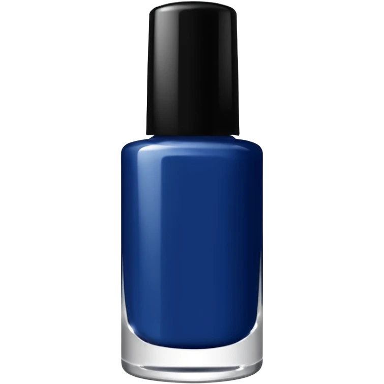 dark blue nail color bottle emoji