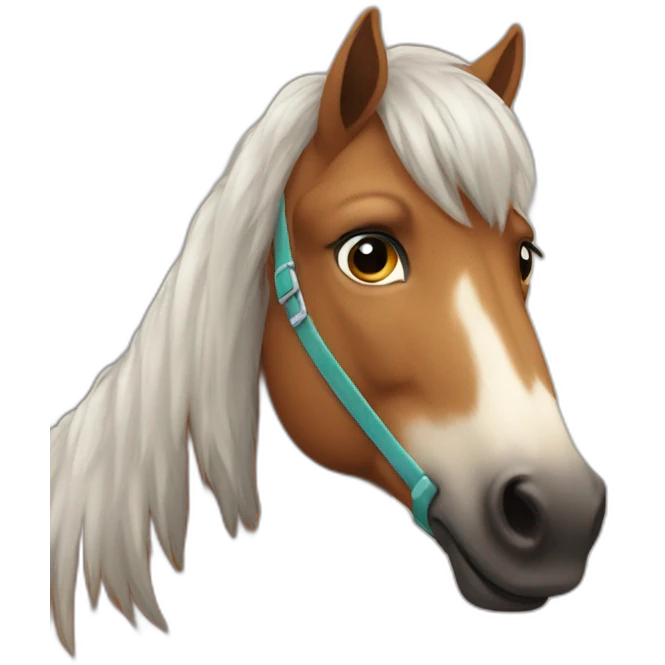 Furry horse  emoji