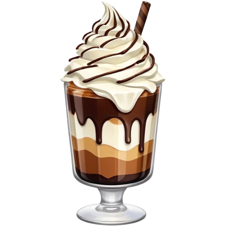 dessert in a glass emoji